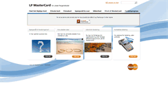 Desktop Screenshot of lpmastercard.dk